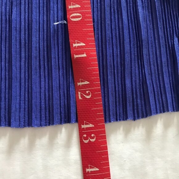 Donna Ricco New York Sleeveless Accordion Pleats High Low Cocktail Dress - Picture 13 of 13